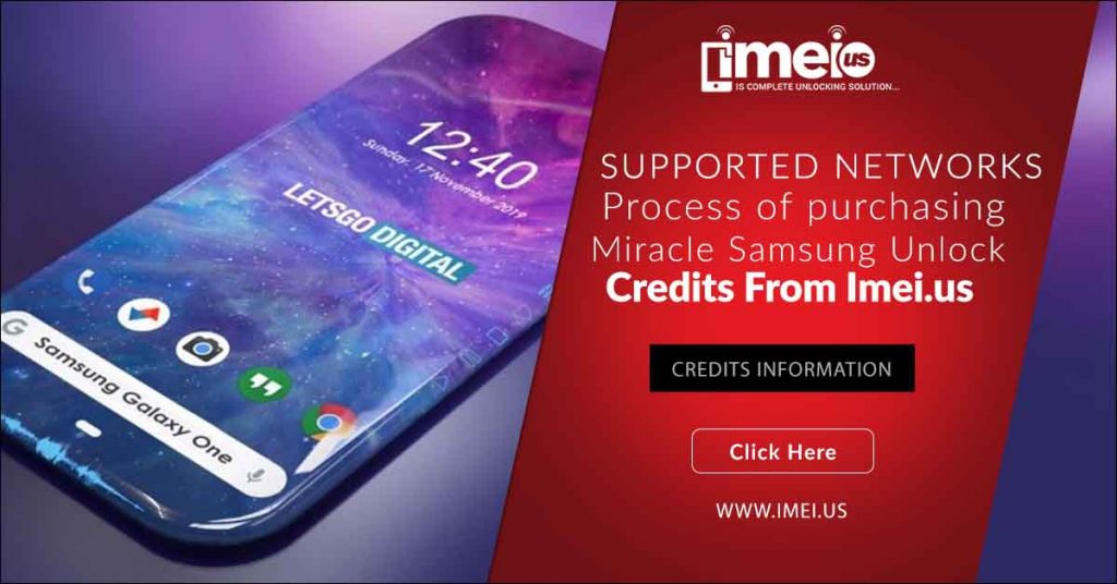 Miracle Samsung Unlock Credits