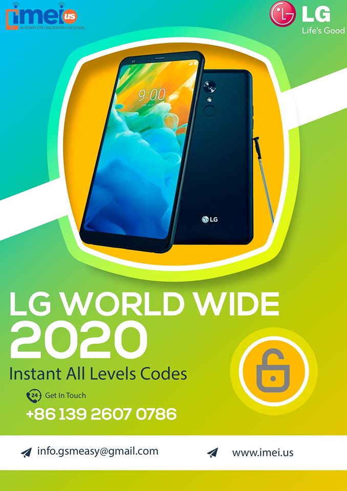 LG unlocking codes